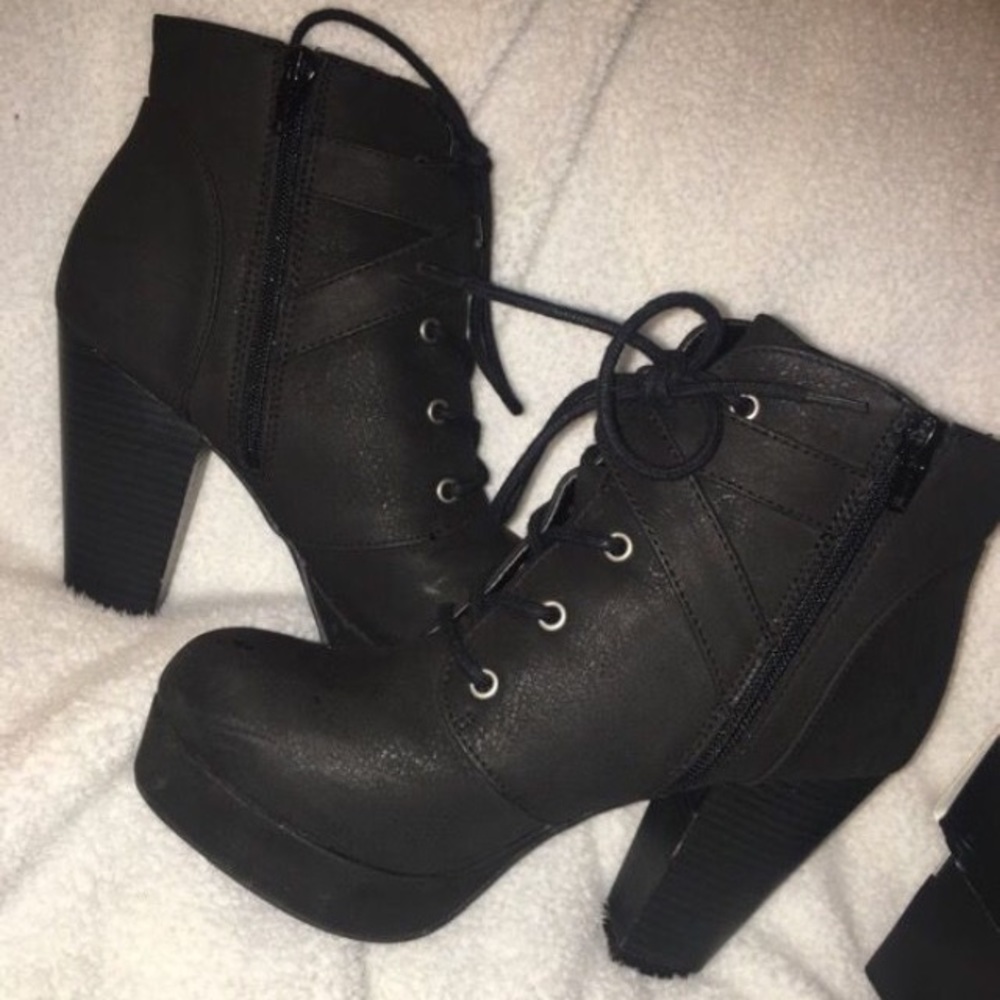 Material Girl black booties
